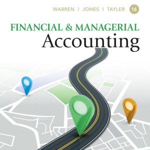 Financial and Managerial Accounting 16th Edition