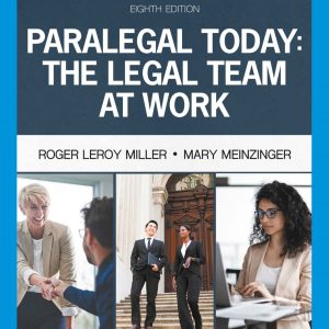 Paralegal Today The Legal Team at Work 8th Edition