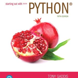 Starting Out With Python 5th Edition