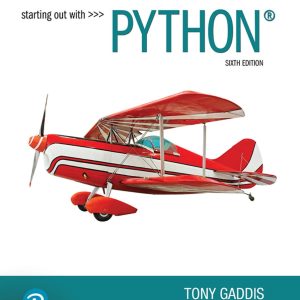Starting Out With Python 6th Edition