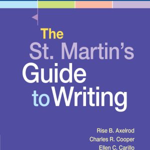 The St. Martin's Guide to Writing 13th Edition