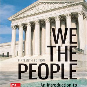 We The People An Introduction to American Government 15th Edition