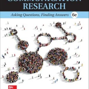 Communication Research Asking Questions Finding Answers 6th Edition