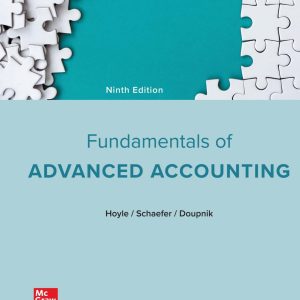 Fundamentals of Advanced Accounting 9th Edition