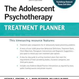 The Adolescent Psychotherapy Treatment Planner (Practice Planners) 6th Edition
